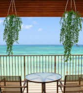 Nettenevime Yapay Çiçek Sarkan Beyaz Balkon Saksısında Şimşir Okaliptus thumbnail 2