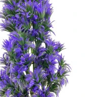 Nettenevime Yapay Çiçek Siyah Saksıda Mor Sıkas Ağacı 55cm thumbnail 4