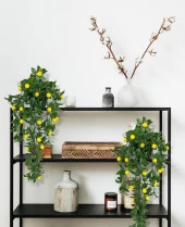 Nettenevime Yapay Çiçek Sarkan Limon Yapay 60*20cm - 2