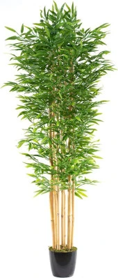 Nettenevime Yapay Bambu Ağacı 210cm Siyah Saksılı 7 dallı thumbnail 1