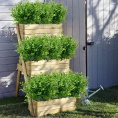 Nettenevime 6lı Set Yapay Çiçek Şimşir Demet Garnitür Yeşil Aradal Dekoratif Yapay Bitki - 2