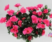 Nettenevime Yapay Çiçek Fuşya Pembe  Açelya Demeti 7 Dallı 33*20cm thumbnail 7