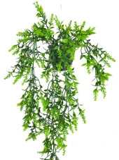 Nettenevime Yapay Çiçek Siyah Saksıda Sarkan ty60 Yeşil Bitki Yapay Sarmaşık 60cm thumbnail 4