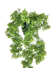 Nettenevime Yapay Çiçek Saksıda Sarkan Yeşil Fare Kulağı Şimşir Yapay Sarmaşık Pastel 50cm thumbnail 6