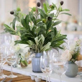 Nettenevime 4lü Set Yapay Zeytin Dalı 45cm 4 Meyveli Yapay Çiçek thumbnail 7