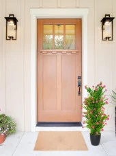 Nettenevime Yapay Çiçek Siyah Saksıda Pembe Mineli Şimşir Ağacı 55cm thumbnail 2