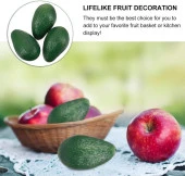 Nettenevime Yapay Meyve Avokado Fake Fruit thumbnail 3