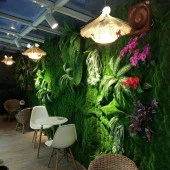 Nettenevime Yapay Çiçek Duvar Kaplama Yosun Paneli 1M2 100*100CM Moss Dik Duvar Uygulama thumbnail 6