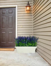 Nettenevime Yapay Çiçek Mor Lavanta Küpeşte Askılı Saksıda Balkon Çiçeği Çiçek Sepeti thumbnail 3