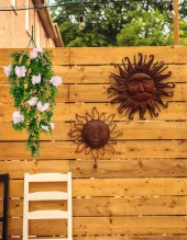 Nettenevime Yapay Çiçek Sarkan Pembe Çiçekli Şimşir Okaliptus Yapay Sarmaşık thumbnail 2