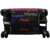 Bagacar Şehirler Büyük Orta Kabin Boy için 3 lü Valiz Kılıfı thumbnail 5