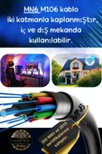 MN6 M106 30 Metre Internet Kablosu/utp 0.50mm Cat6 Iki Kat Korumalı/iç Dış Mekan/30 M Ethernet Kablosu - 2
