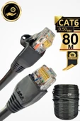 MN6 M106 80 Metre Internet Kablosu/utp 0.50mm Cat6 Iki Kat Korumalı/iç Dış Mekan/80 M Ethernet Kablosu - 1