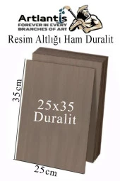 Resim Altlığı Duralit 25x35 cm 1 Adet Ham Mdf Çok Amaçlı Kullanım 3 mm Kalınlığında Durolit - 1
