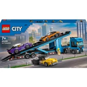 LEGO City 60408 Spor Arabalı Araç Taşıma Kamyonu (998 Parça) - 4