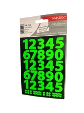 Tanex Stc-558 Rakam Etiket 23 Mm – Neon Yeşil (2 Syf) - 1