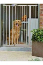 Köpek Bariyeri Güvenlik Kapısı 75-85 CM Arası Genişlik 80 Cm Yükseklik Metal - 1