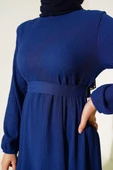 Bürümcük Kat Kat Elbise Lacivert thumbnail 4