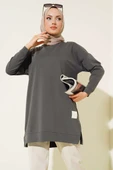 Salaş Armalı Tunik Füme thumbnail 1
