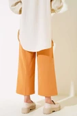 Önü Çımalı Pantolon Camel thumbnail 3