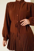 Piliseli Tunik Kahve thumbnail 4