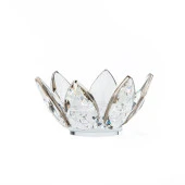 6'lı Çay Tabak Nilüfer Model Gümüş Renk - 2