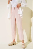 Flato Cep Detaylı Pantolon Pudra thumbnail 1