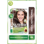 Garnier Nutrisse Yoğun Besleyici Kalıcı Krem Saç Boyası 6N Doğal Koyu Kumral - 1