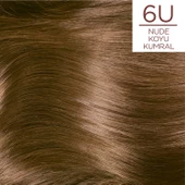 L’Oréal Paris Excellence Creme Nude Renkler Saç Boyası – 6U Nude Koyu Kumral - 2
