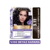 L’Oréal Paris Excellence Cool Creme Saç Boyası – 3.11 Ekstra Küllü Koyu Kahve thumbnail 1