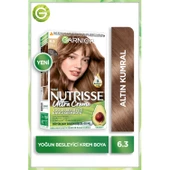 Garnier Nutrisse Yoğun Besleyici Kalıcı Krem Saç Boyası 6.3  Altın Kumral - 1
