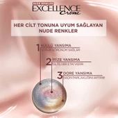 L’Oréal Paris Excellence Creme Nude Renkler Saç Boyası – 6U Nude Koyu Kumral - 4