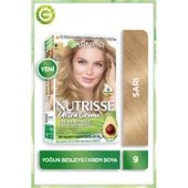 Garnier Nutrisse Yoğun Besleyici Kalıcı Krem Saç Boyası 9 Sarı - 1
