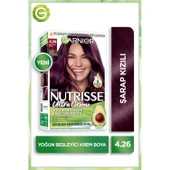 Garnier Nutrisse Yoğun Besleyici Kalıcı Krem Saç Boyası 4.26 Patlıcan Moru - 1