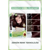 Garnier Nutrisse Yoğun Besleyici Kalıcı Krem Saç Boyası 3.23 Koyu Kestane - 3