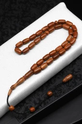 Kuka Ağacı Tesbih 6 x 10 mm Kapsül Kesim - 1