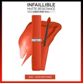 L'oréal Paris Infaillible Matte Resistance Likit Mat Ruj - 300 Sun Bathing - 1
