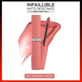L'oréal Paris Infaillible Matte Resistance Likit Mat Ruj - 210 Tropical Vacay - 1