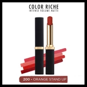 L'oréal Paris Color Riche Colors Of Worth Intense Volume Matte Ruj - 200 Orange Stand Up - 1