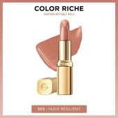 L'Oréal Paris Color Riche Saten Bitişli Ruj - 505 Nude Resilient thumbnail 1
