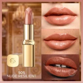 L'Oréal Paris Color Riche Saten Bitişli Ruj - 505 Nude Resilient thumbnail 2
