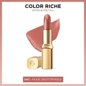 L'Oréal Paris Color Riche Saten Bitişli Ruj - 540 Nude Unstoppable thumbnail 1