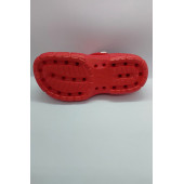 Yüksek Ölçekli Taşlı Sandalet Terlik Günlük Samba Kırmızı thumbnail 5