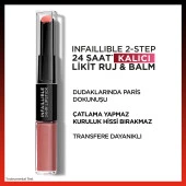 L'Oréal Paris Infaillible 2-Step 24 Saat Kalıcı Likit Ruj & Balm - 312 Incessant Russet - 2