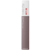 Maybelline New York Super Stay Matte Ink Unnude Likit Mat Ruj - 90 Huntress - Gri thumbnail 1