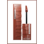 Maybelline New York Super Stay Vinyl Ink Uzun Süre Kalıcı Likit Parlak Ruj 130 Extra - 1