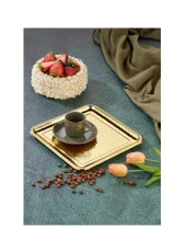 COOKER 3339 KARE GOLD SUNUM TEPSİSİ - 3
