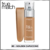 L'Oréal Paris True Match Bakım Yapan Fondöten 8D GOLDEN CAPPUCCINO - 6