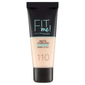 Maybelline New York Fit Me Matte+Poreless Fondöten - 110 Porcelain thumbnail 1