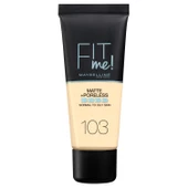 Maybelline New York Fit Me Matte+Poreless Fondöten - 103 Pure Ivory - 1